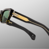 Sunglasses Model Dakota in Color Castor with Pure Green lenses from Jacques Marie Mage's Last Frontier Special collection