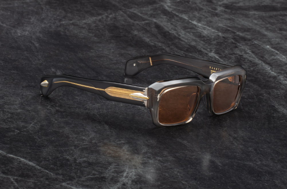 Sunglasses Model Dakota in Color tempest with Golden Amber lenses from Jacques Marie Mage's Last Frontier Special collection