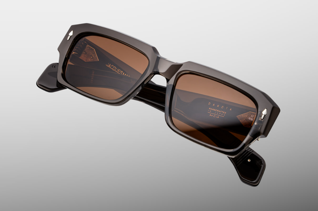 Sunglasses Model Dakota in Color tempest with Golden Amber lenses from Jacques Marie Mage's Last Frontier Special collection