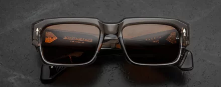 Sunglasses Model Dakota in Color tempest with Golden Amber lenses from Jacques Marie Mage's Last Frontier Special collection