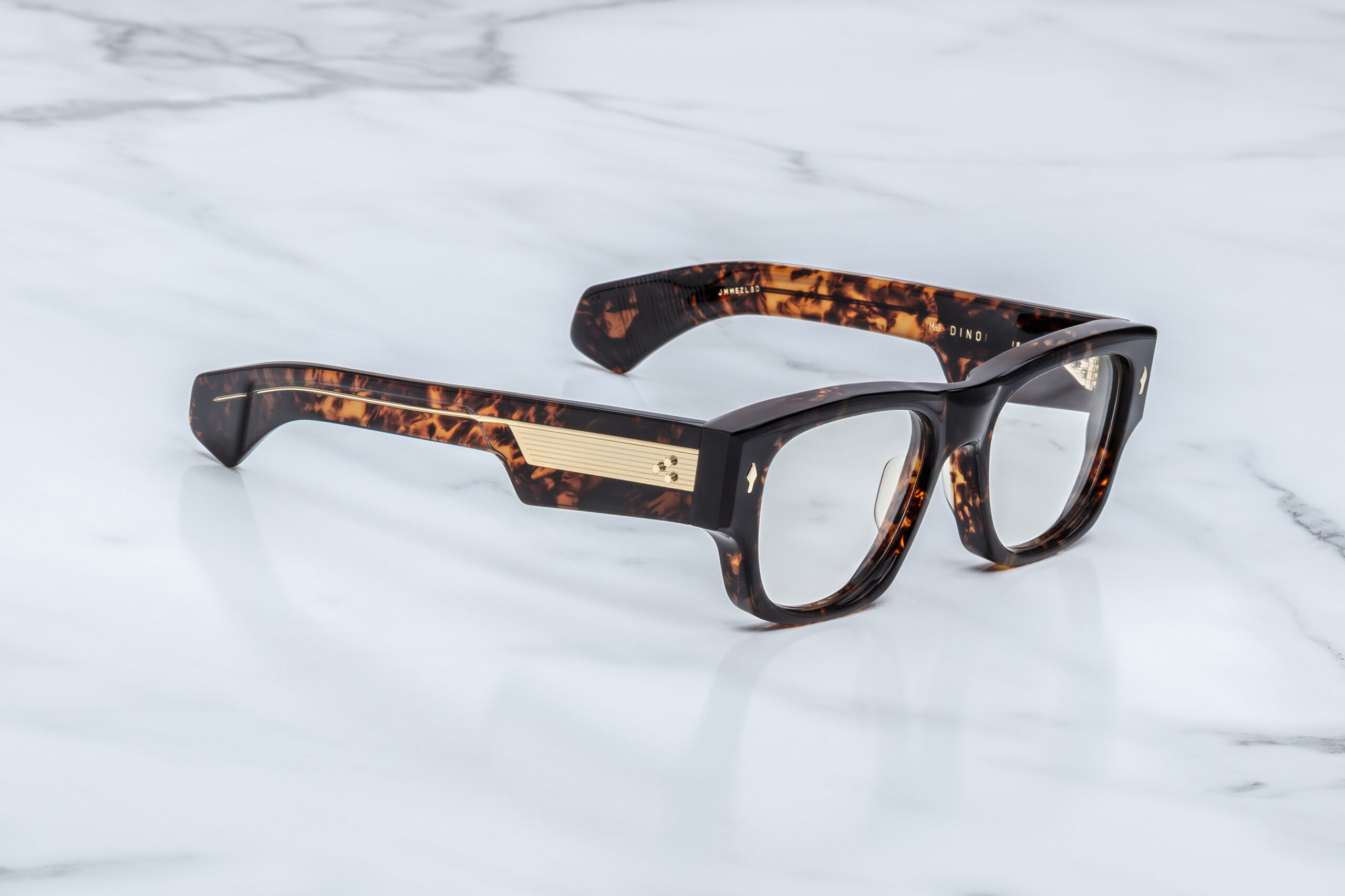 Optical Frame Model Dino in color Agar with Superlight Brown lenses from Jacques Marie Mage