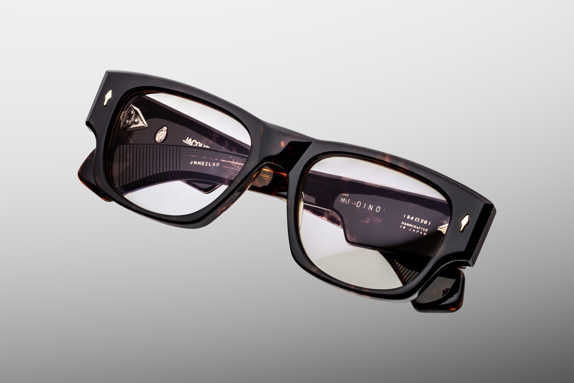 Optical Frame Model Dino in color Agar with Superlight Brown lenses from Jacques Marie Mage