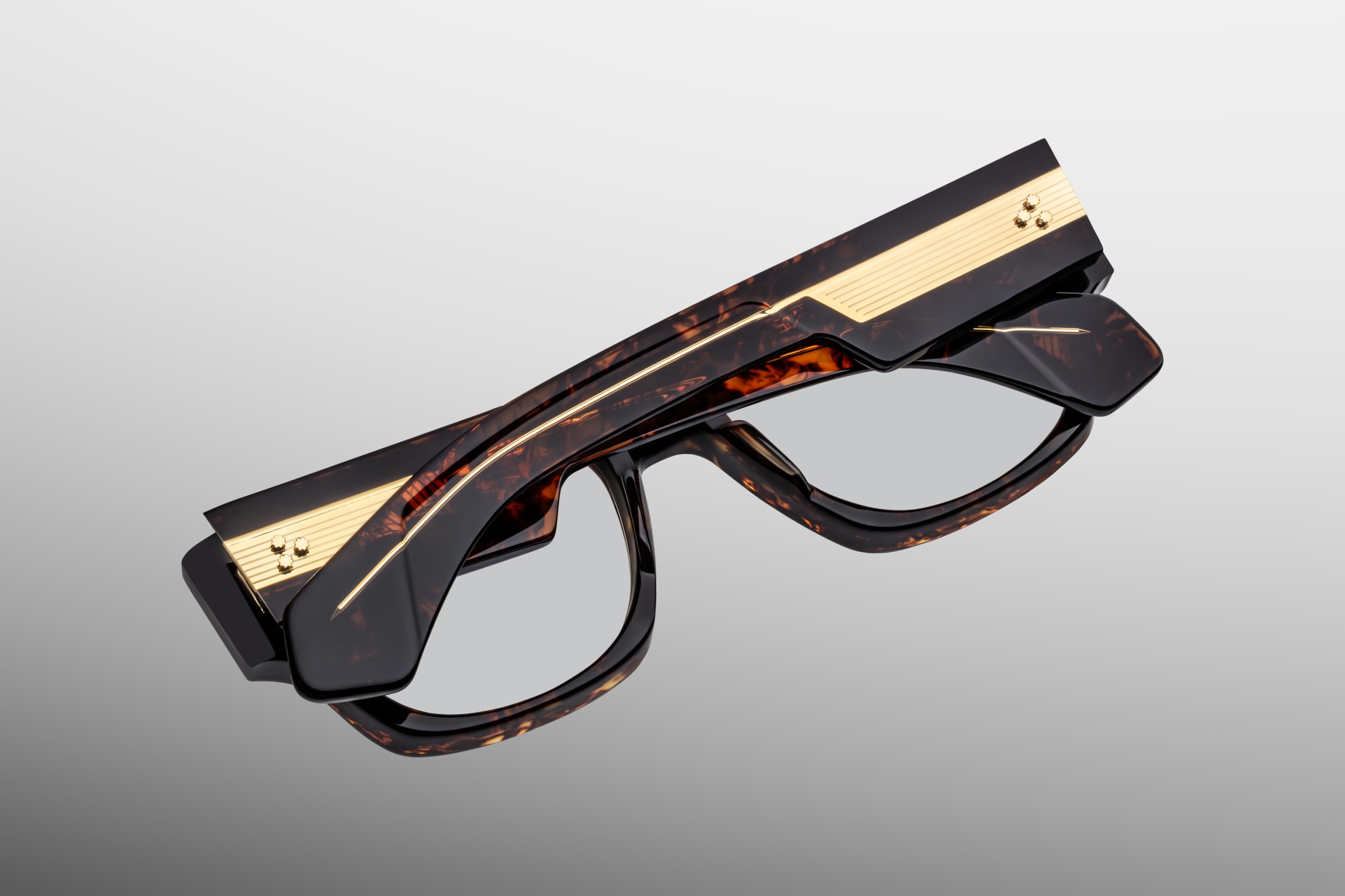 Optical Frame Model Dino in color Agar with Superlight Brown lenses from Jacques Marie Mage