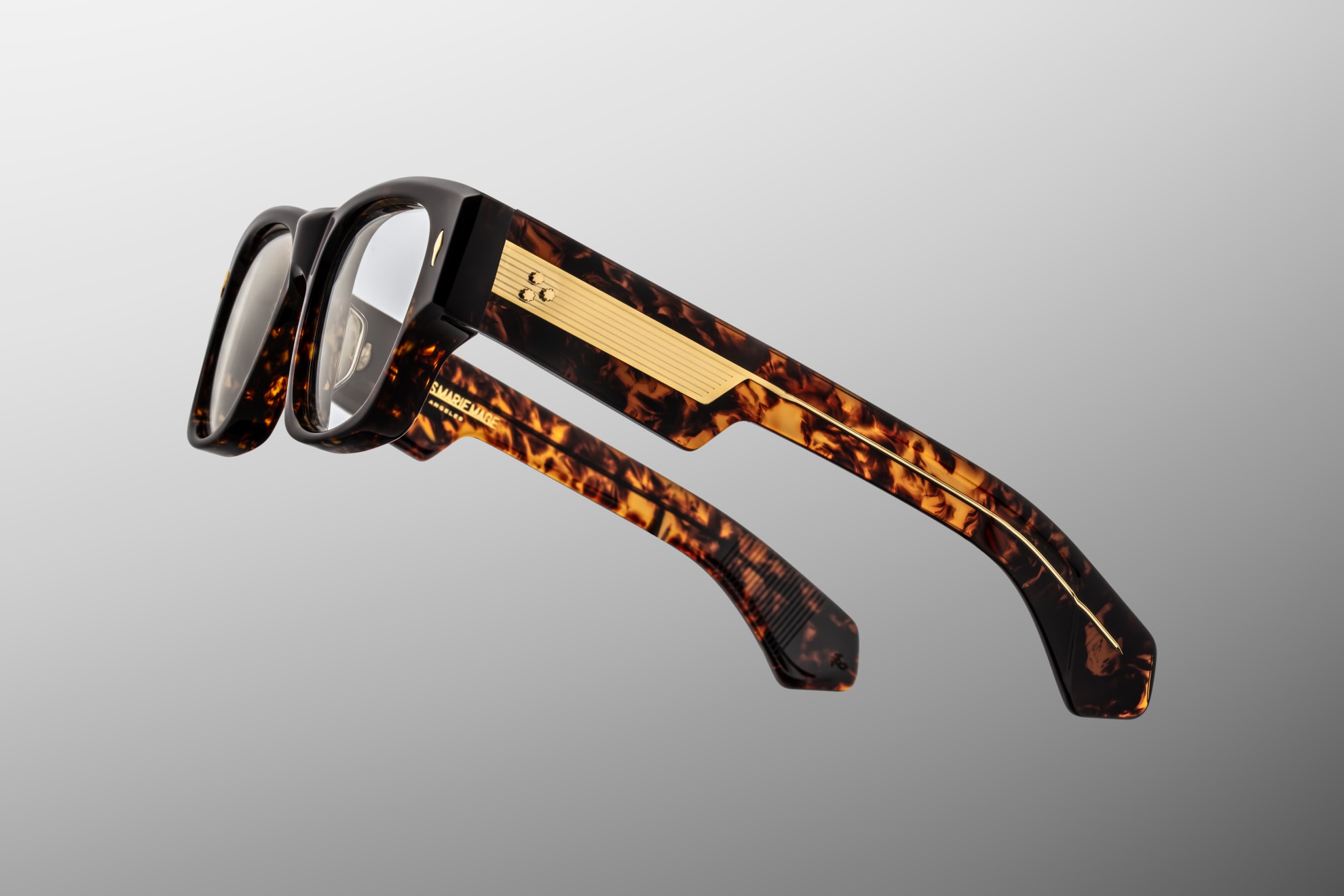 Optical Frame Model Dino in color Agar with Superlight Brown lenses from Jacques Marie Mage