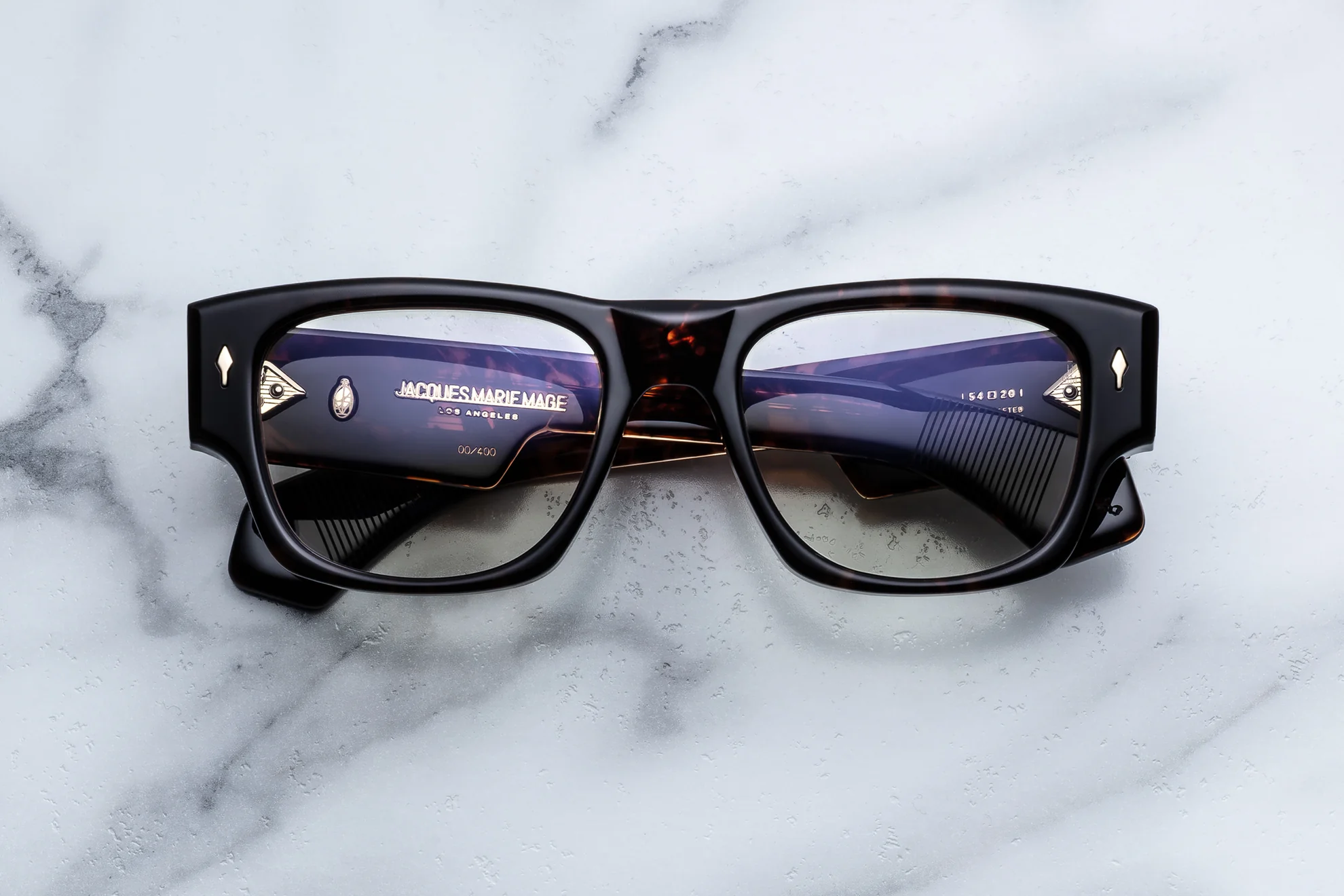 Optical Frame Model Dino in color Agar with Superlight Brown lenses from Jacques Marie Mage