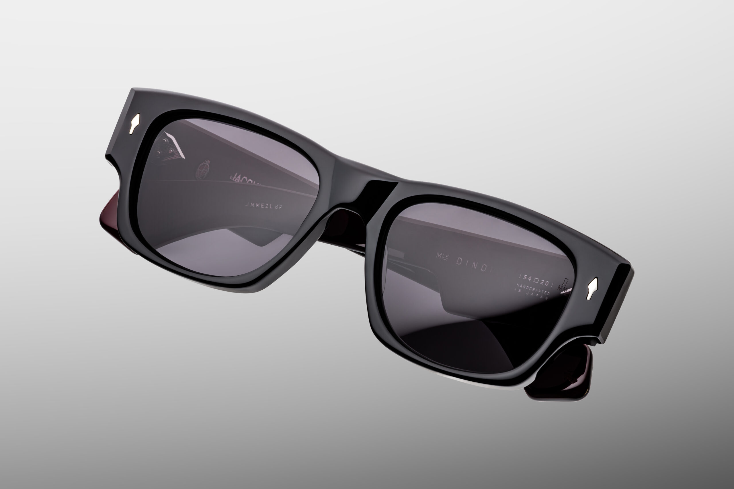 Sunglasses Model Dino in color Bloodstone with Jet lenses from Jacques Marie Mage