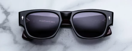 Sunglasses Model Dino in color Bloodstone with Jet lenses from Jacques Marie Mage