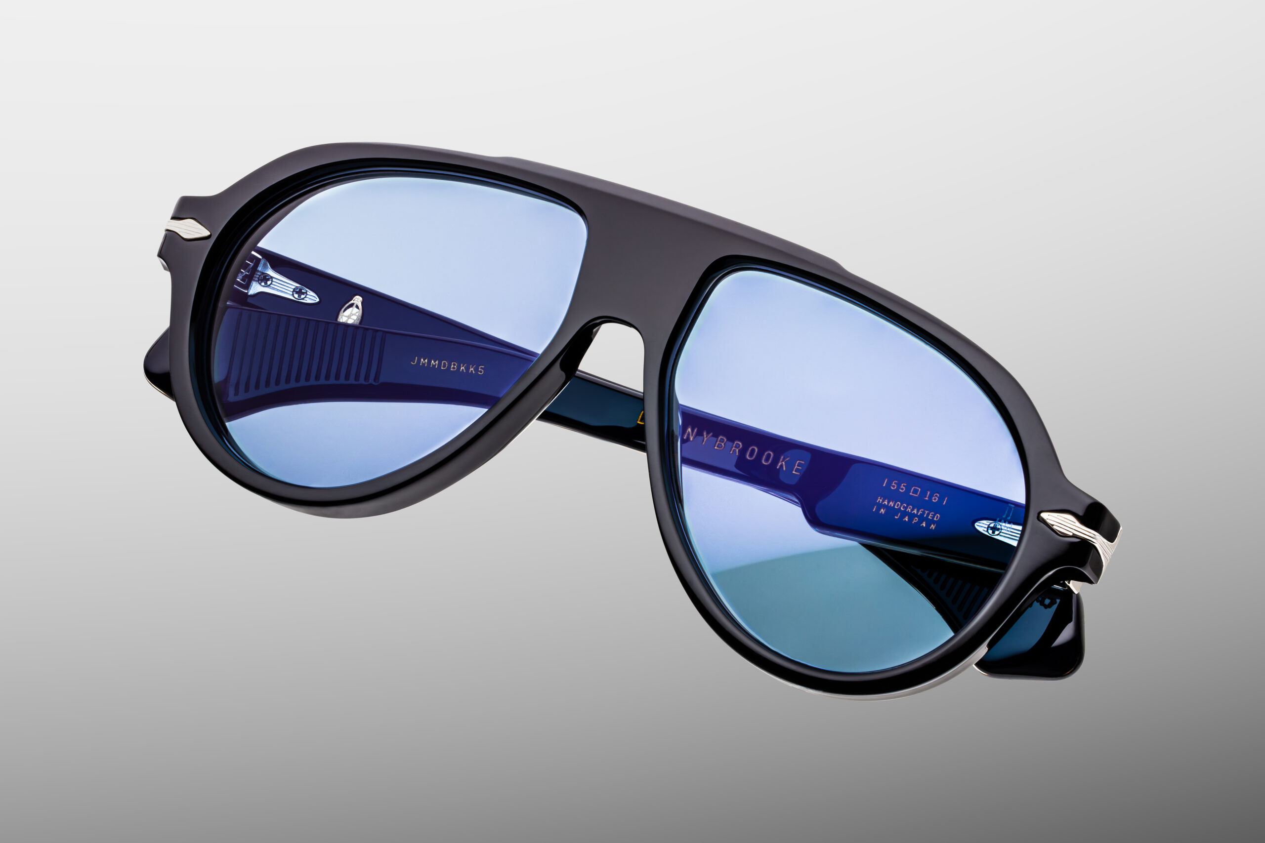 Sunglasses Model Donnybrook in color Obscure with Serene Blue lenses from Jacques Marie Mage