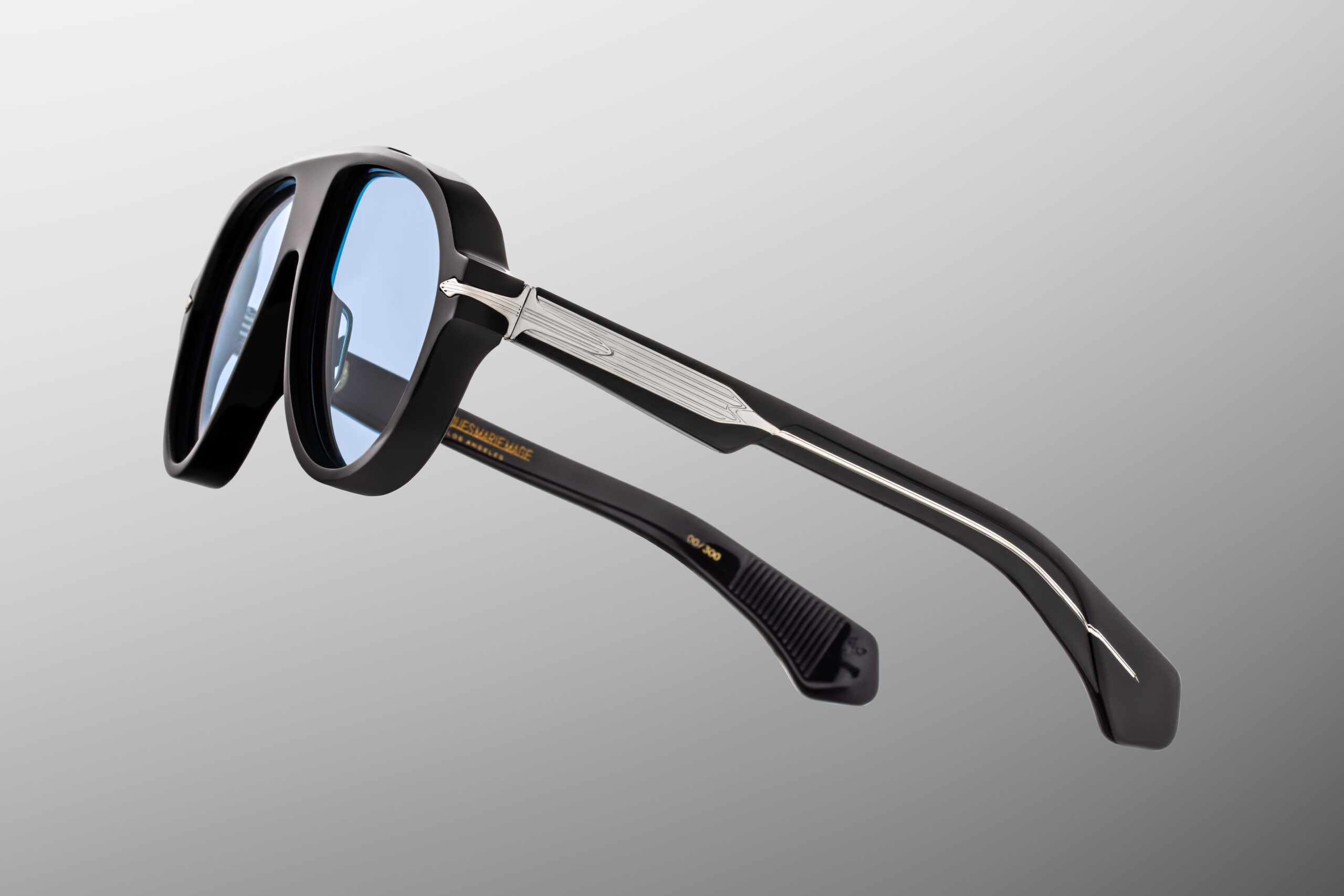 Sunglasses Model Donnybrook in color Obscure with Serene Blue lenses from Jacques Marie Mage