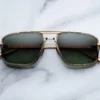 Sunglasses Model Earl in Color Musket with Moss Gradient lenses from Jacques Marie Mage