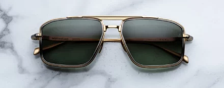 Sunglasses Model Earl in Color Musket with Moss Gradient lenses from Jacques Marie Mage