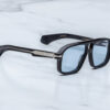Sunglasses Model Elkhart in Color Obscure with Serene Blue lenses from Jacques Marie Mage