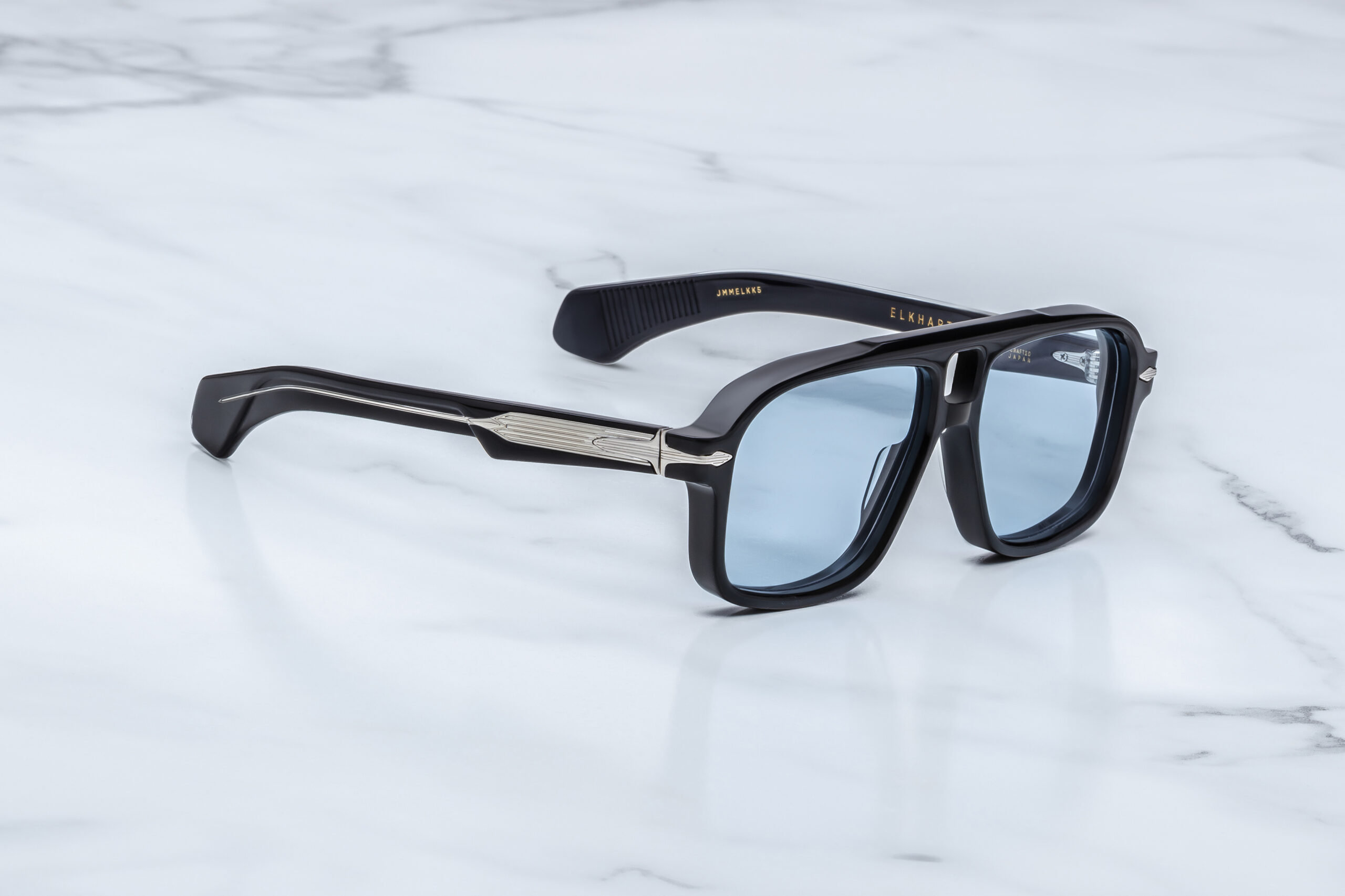 Sunglasses Model Elkhart in Color Obscure with Serene Blue lenses from Jacques Marie Mage