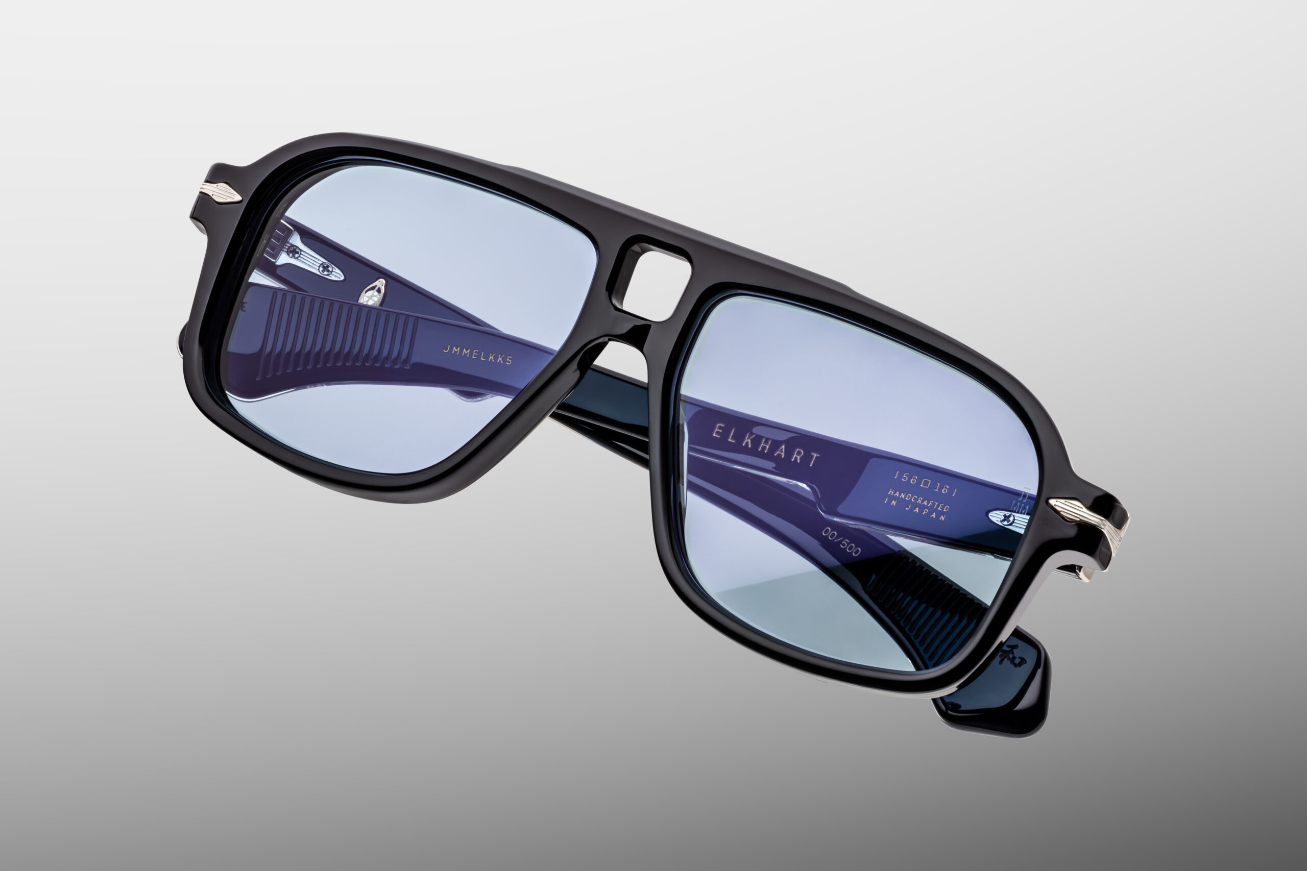 Sunglasses Model Elkhart in Color Obscure with Serene Blue lenses from Jacques Marie Mage