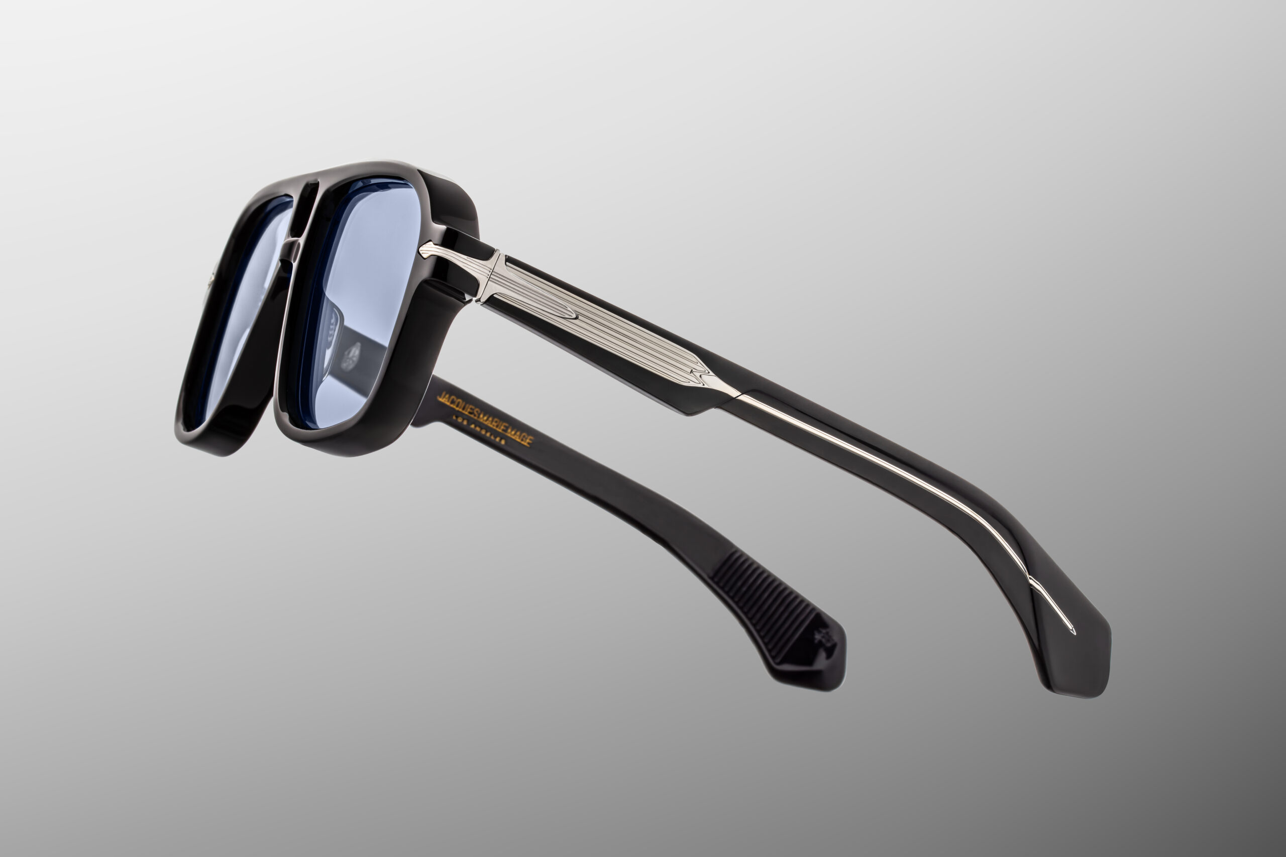 Sunglasses Model Elkhart in Color Obscure with Serene Blue lenses from Jacques Marie Mage