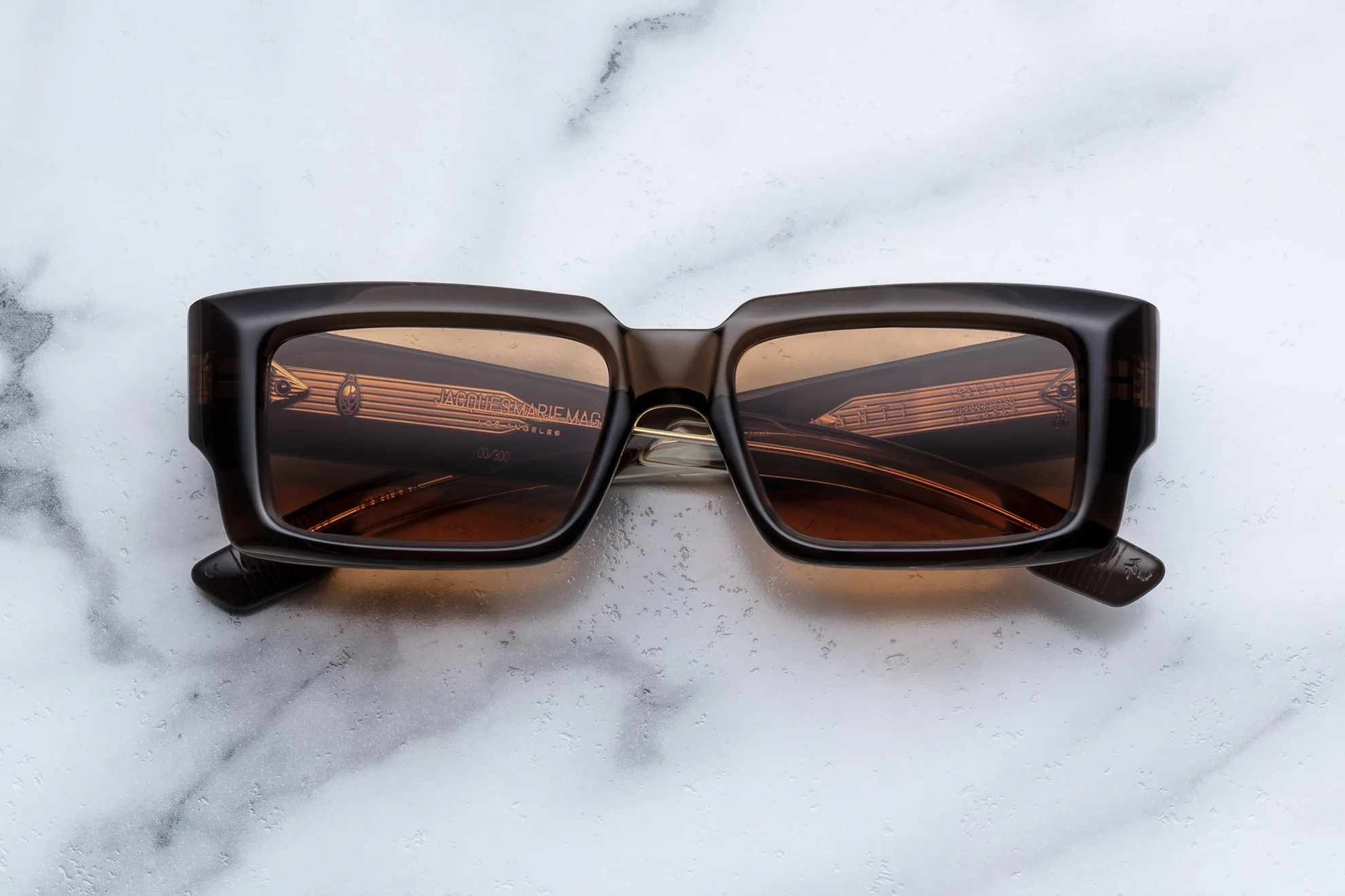 Sunglasses Model Quant in Color London with Orange lenses from Jacques Marie Mage