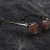 Sunglasses Model Rawlins in Color tempest with Golden Amber lenses from Jacques Marie Mage's Last Frontier Special collection