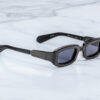 Sunglasses Model Ryder in Color Black with Charcoal lenses from Jacques Marie Mage