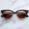 Sunglasses Model Sartre in color Tokyo with brown lenses from Jacques Marie Mage