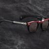 Sunglasses Model Wahkan in color Bordeaux Empire with Clay lenses from Jacques Marie Mage's Last frontier collection