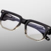 Optical Frame Model Yoshi in Color Black fade with Superlight Grey lenses