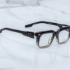 Optical Frame Model Yoshi in Color Black fade with Superlight Grey lenses