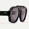 Sunglasses Model George V in Color Black with Storm lenses from Ahlem