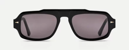 Sunglasses Model George V in Color Black with Storm lenses from Ahlem
