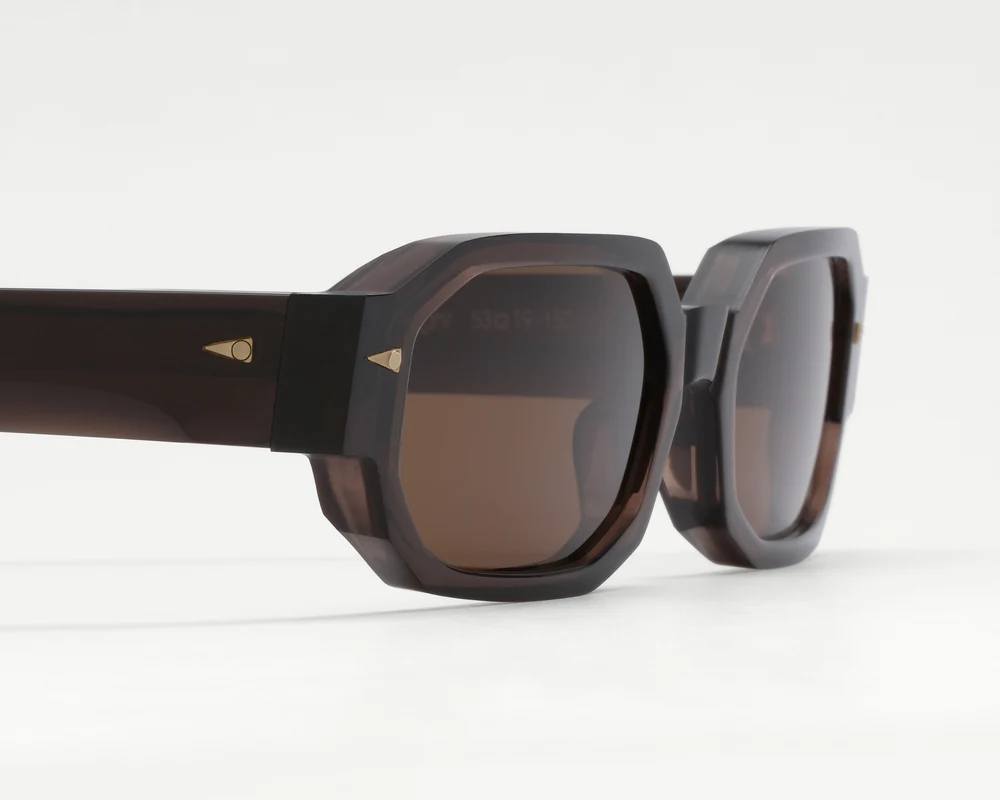 Sunglasses Model Jules in color Mokalight with Brown lenses from Jacques Marie Mage