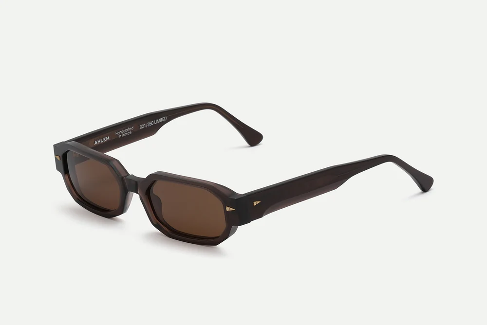 Sunglasses Model Jules in color Mokalight with Brown lenses from Jacques Marie Mage