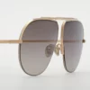 Sunglasses Model Laplace in Color Champagne with rain Gradient lenses from Ahlem