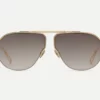 Sunglasses Model Laplace in Color Champagne with rain Gradient lenses from Ahlem