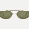 Sunglasses Model Pont Lincoln with Khaki Light lenses from Ahlem