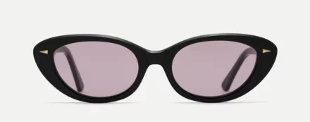 Sunglasses Model Prairie in Color Black with Lilac lenses from Ahlem