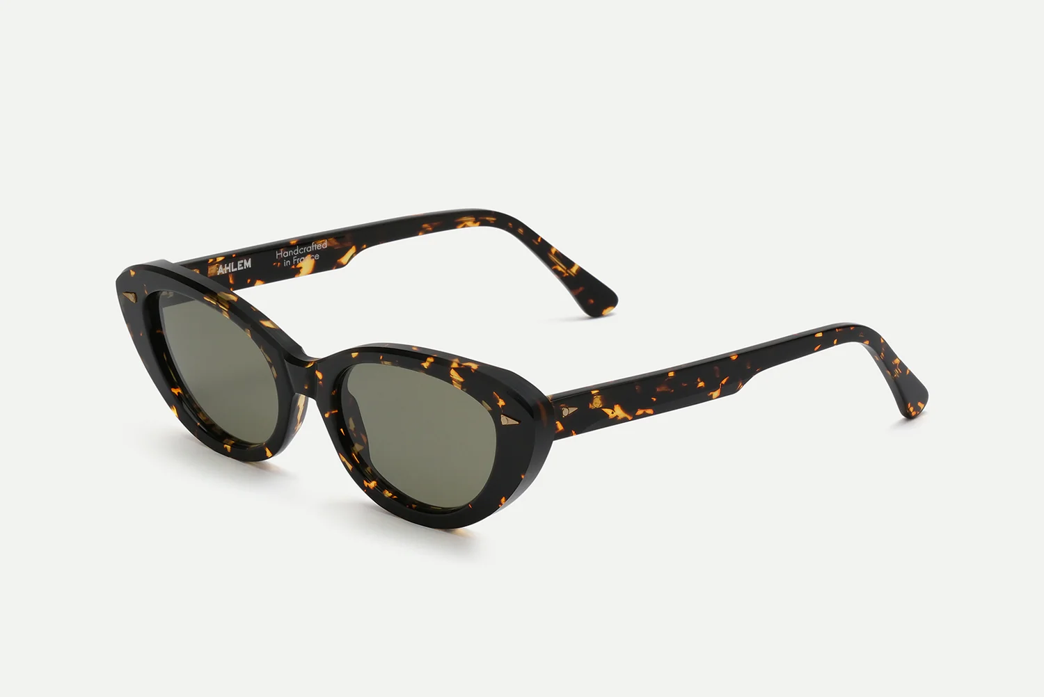 Sunglasses Model Prairie in Color Yellow Turtle with Khaki Light lenses from Ahlem