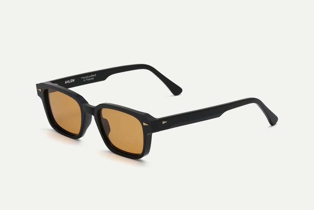 Sunglasses Model Rive Gauche in Color Black with Honey lenses from Ahlem