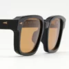 Sunglasses Model Rive Gauche in Color Black with Honey lenses from Ahlem