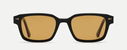 Sunglasses Model Rive Gauche in Color Black with Honey lenses from Ahlem