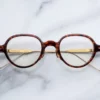 Optical Frame Model Clark in Color Argyle with Superlight Bronze lenses from Jacques Marie Mage
