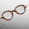 Optical Frame Model Clark in Color Argyle with Superlight Bronze lenses from Jacques Marie Mage