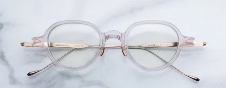 Optical Frame Model Clark in Color Cameo with Superlight Blue lenses from Jacques Marie Mage