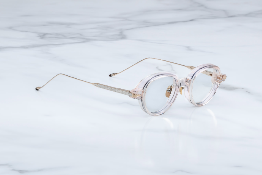 Optical Frame Model Clark in Color Cameo with Superlight Blue lenses from Jacques Marie Mage