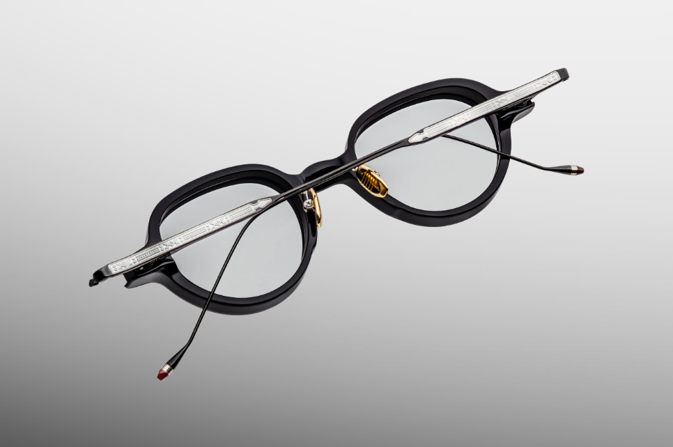Optical Frame Model Clark RX in Phantom with Superlight Gray lenses from Jacques Marie Mage