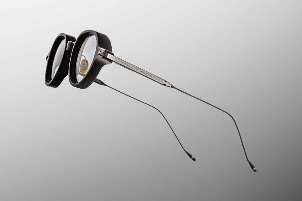 Optical Frame Model Clark RX in Phantom with Superlight Gray lenses from Jacques Marie Mage