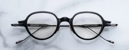 Optical Frame Model Clark RX in Phantom with Superlight Gray lenses from Jacques Marie Mage