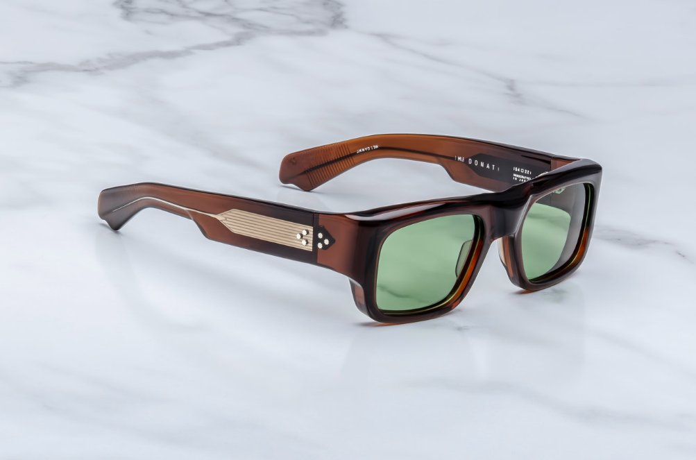 Sunglasses Model Donat in Color Zoltar with Vintage Green lenses from Jacques Marie Mage