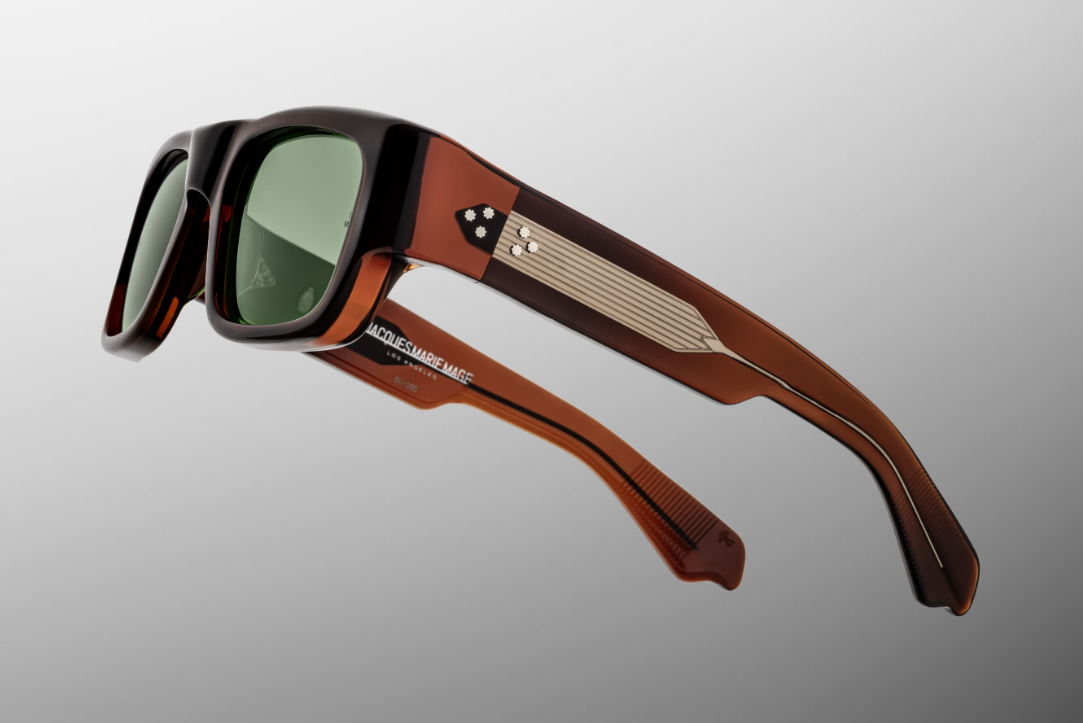 Sunglasses Model Donat in Color Zoltar with Vintage Green lenses from Jacques Marie Mage