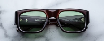 Sunglasses Model Donat in Color Zoltar with Vintage Green lenses from Jacques Marie Mage