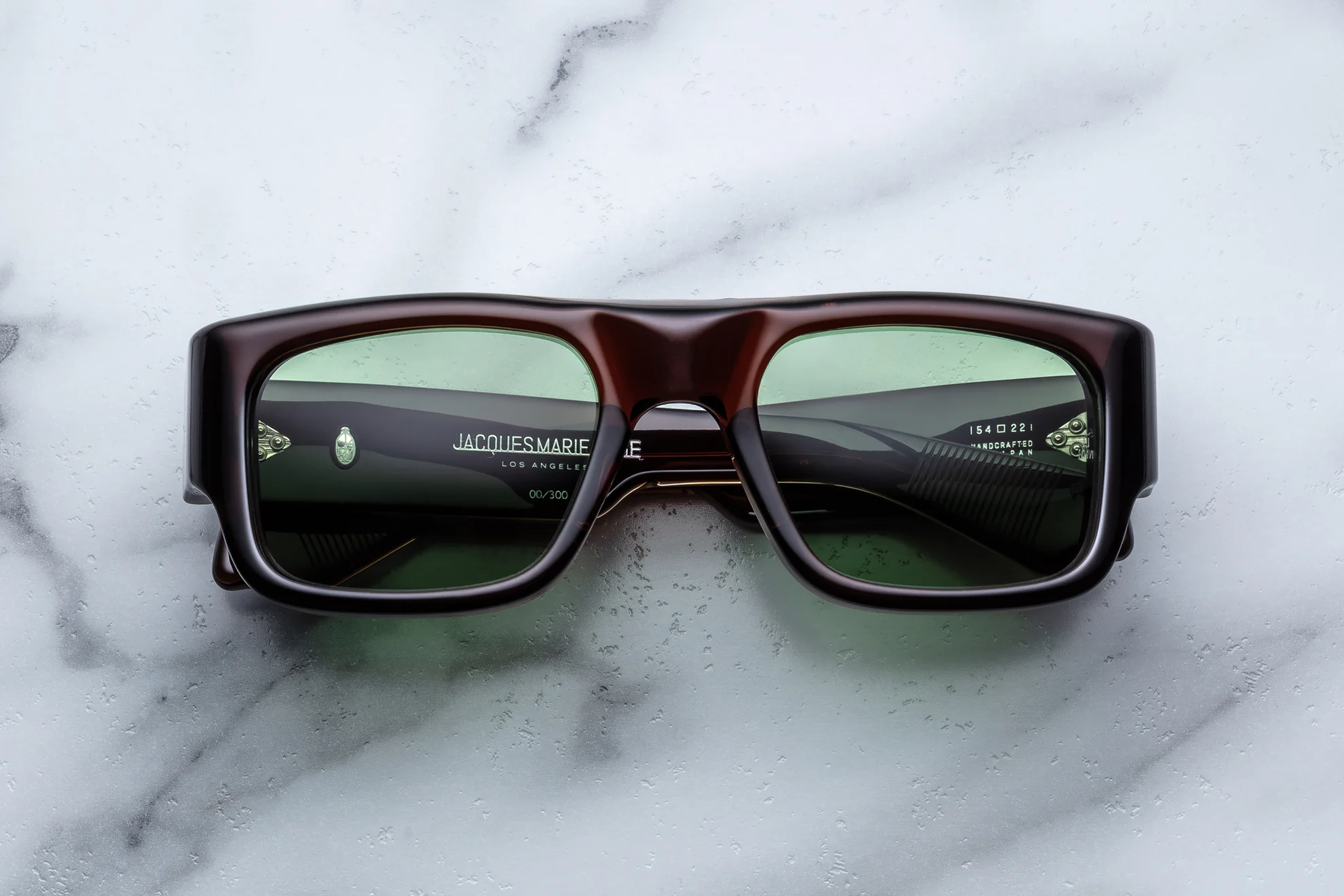 Sunglasses Model Donat in Color Zoltar with Vintage Green lenses from Jacques Marie Mage