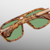Sunglasses Model Elkhart in Color Vintage Tortoise with Vintage Green lenses from Jacques Marie Mage